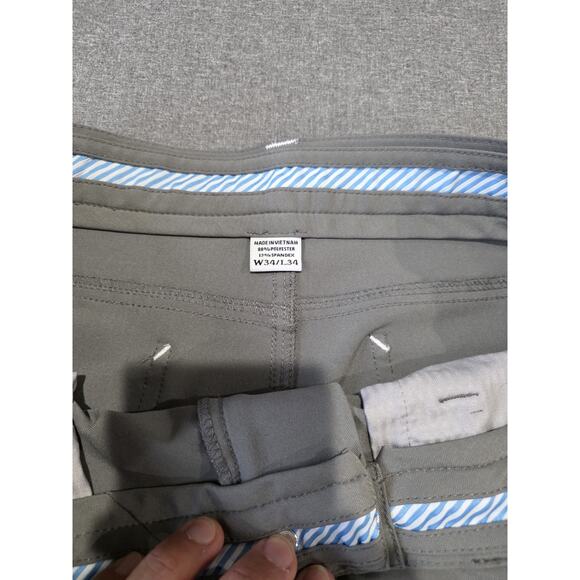 FootJoy Pants Mens 34x34 Gray Athletic Fit Stretch Performance Golf FJ 5-Pocket - Picture 5 of 8